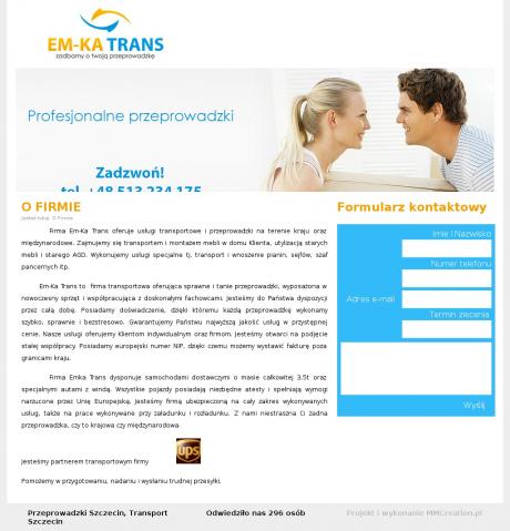 Em-Ka Trans. Transport, przeprowadzki krajowe i międzynarodowe