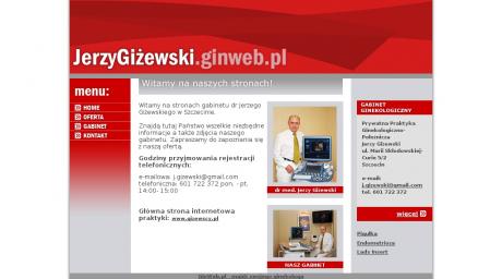 Giżewski Jerzy, dr nauk med. Specjalista ginekolog-położnik