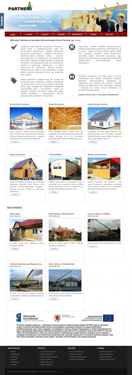 Partner. Dachy, materiały budowlane, domy drewniane