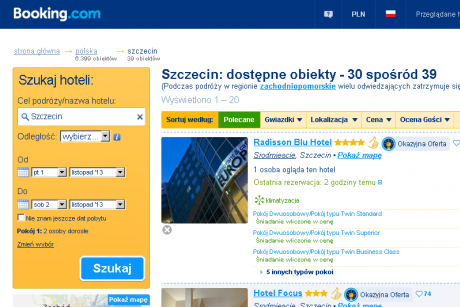 Booking.com. Hotele i pensjonaty w Szczecinie